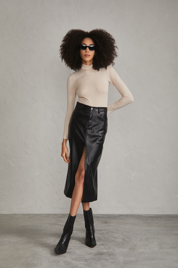 Leather Skirt