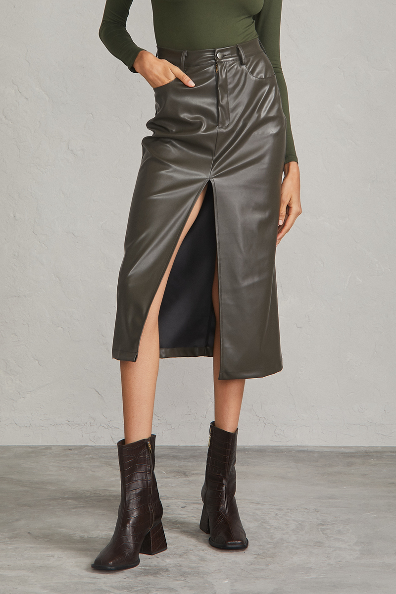 Leather Skirt
