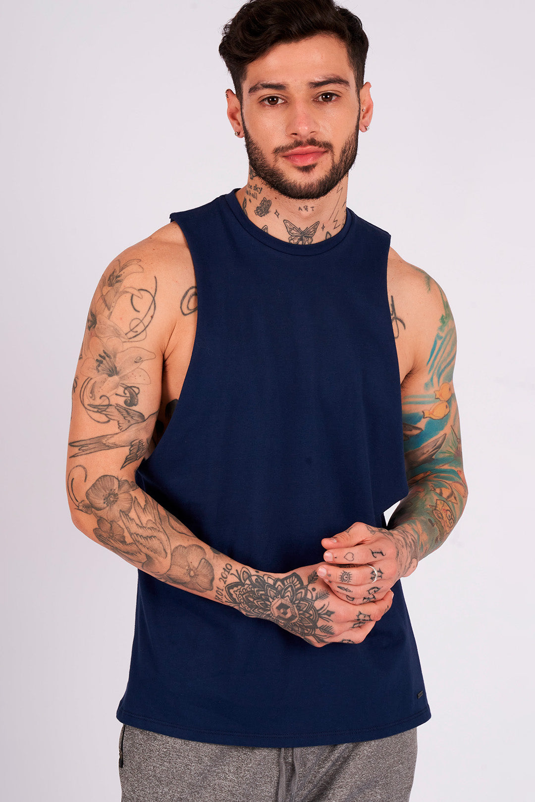 Sport Tank Top - Azul oscuro