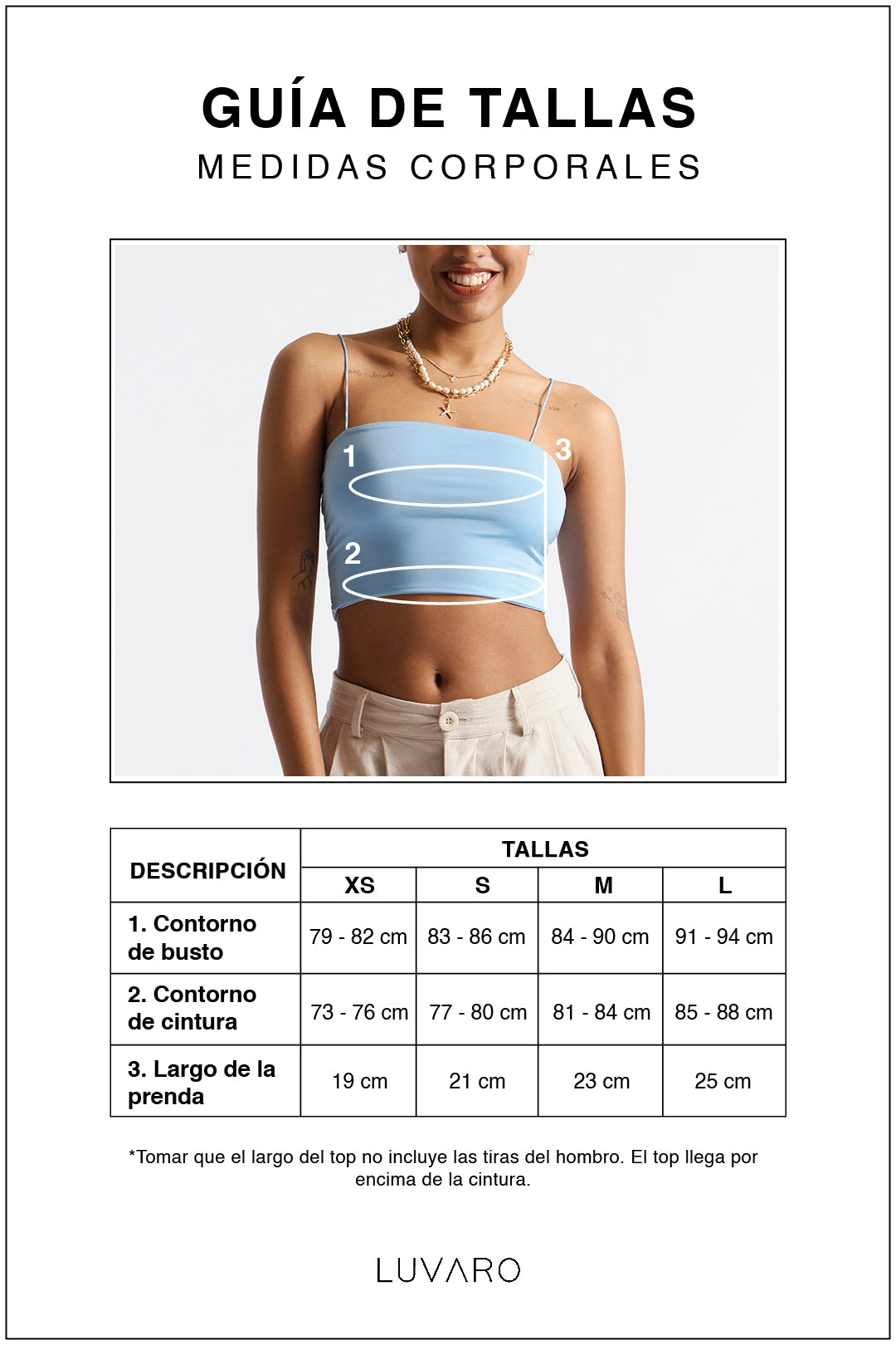 Top Básico Tiras - Negro
