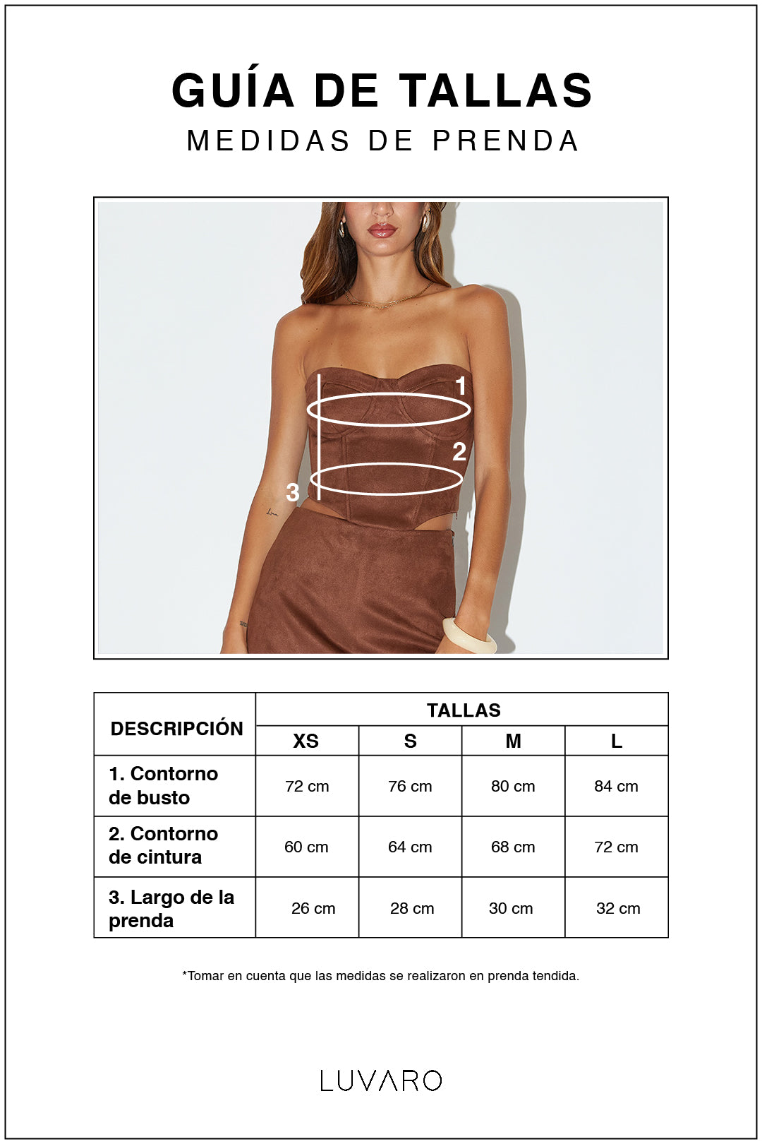 Top Corset Corazón - Chocolate