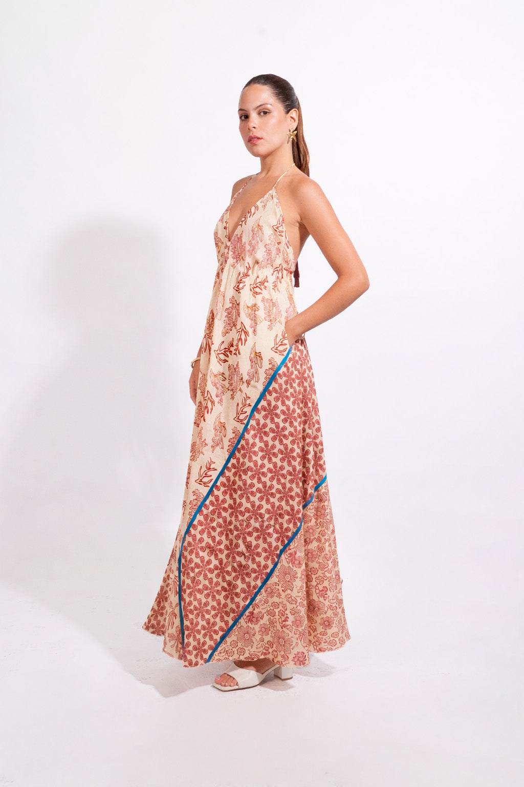 Vestido Indú Bohemio - Vino