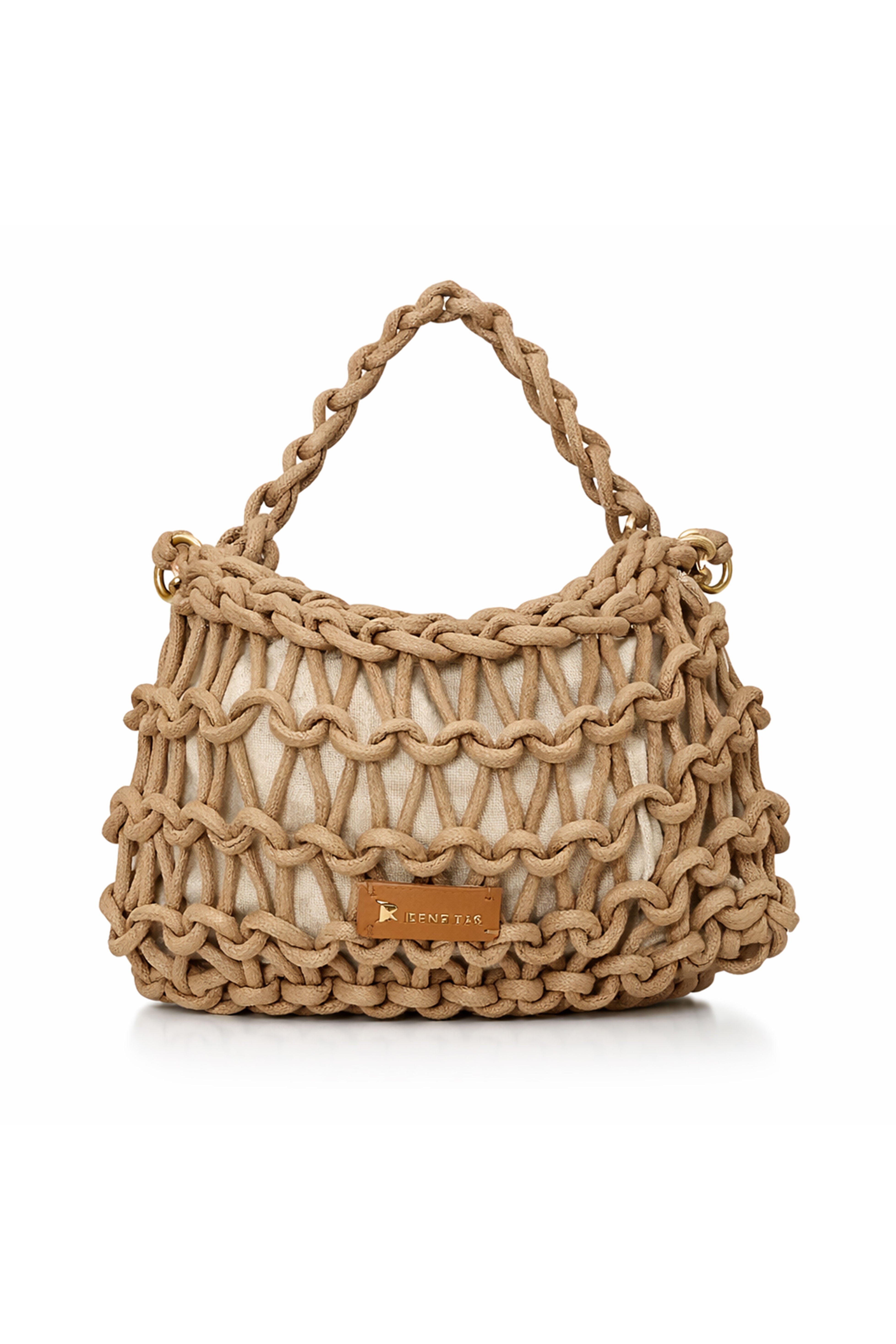 Bolso Trenzado Sol - Natural