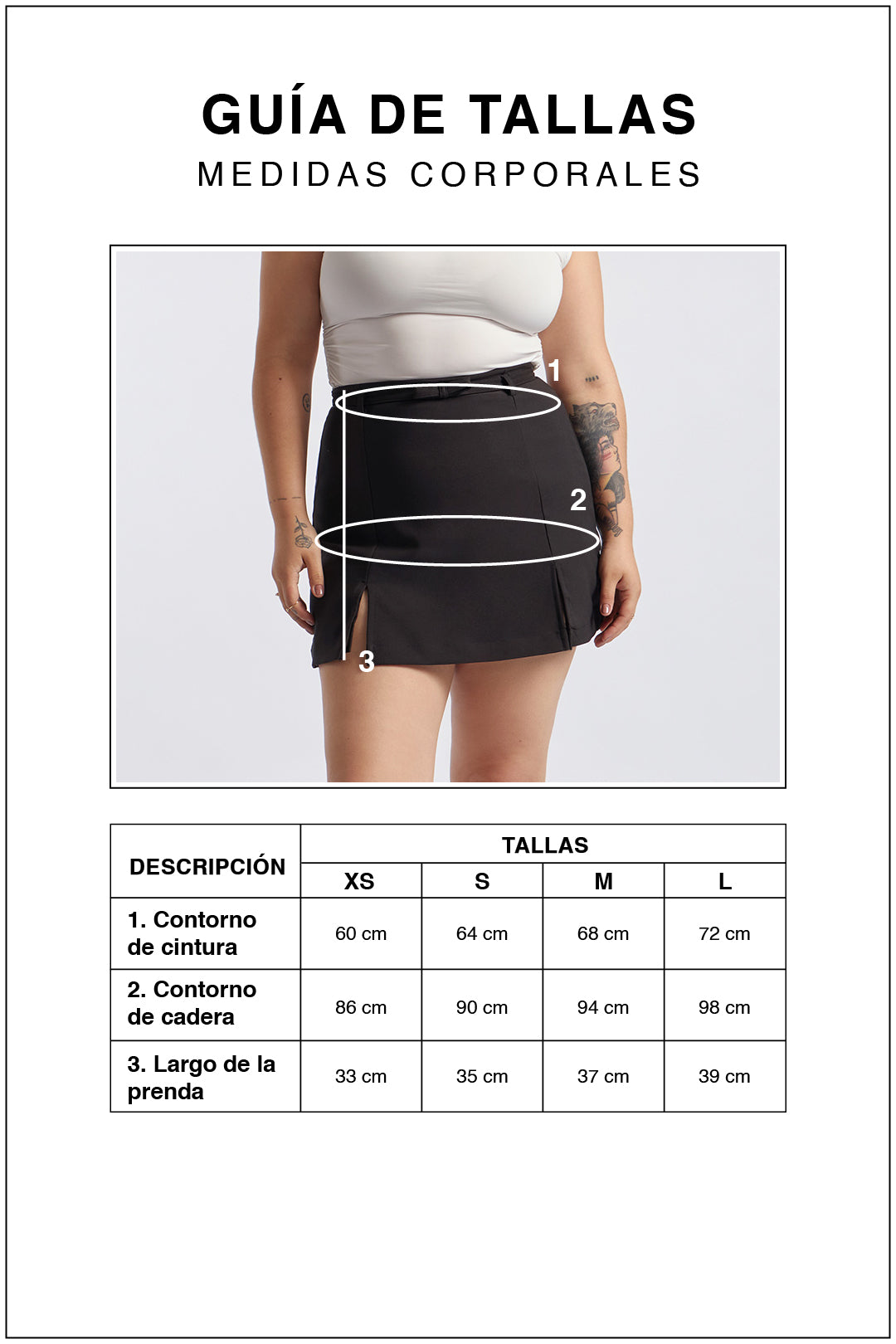 Falda Mini Cinturón - Perla