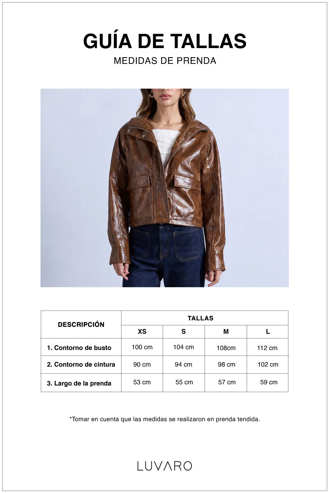 Faux Leather Jacket - Camel