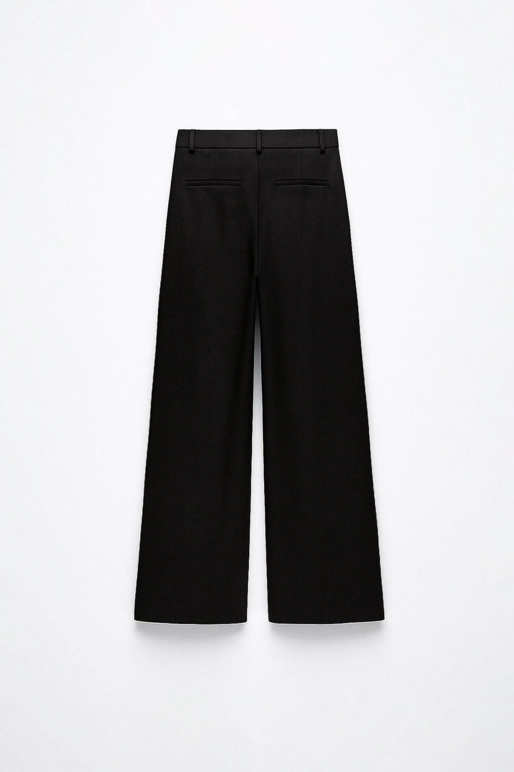 Pantalón Lino Pliegues - Negro