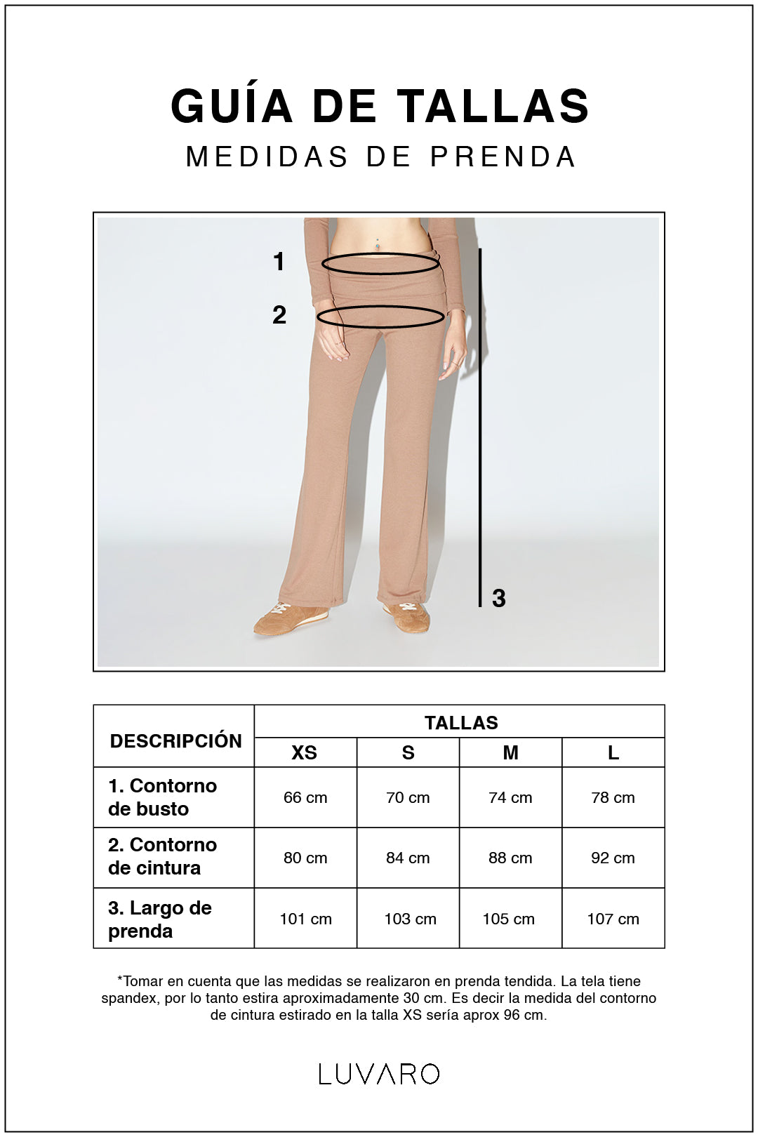 Pantalón Pretina Recta - Topo
