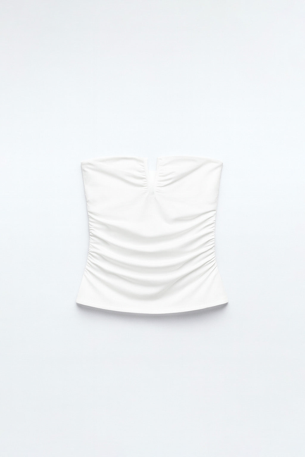 Top Strapless Escote V - Perla